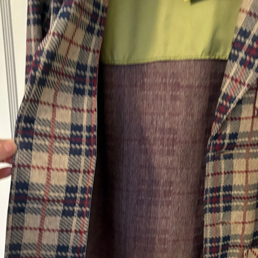 Vintage Montgomery Ward Plaid Sport Coat/Blazer for Men